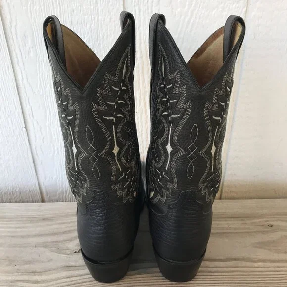 Ariat Buckstitch Bull Shoulder Mens Black Cowboy Western Boots 10.5 D 37423 - Picture 13 of 13